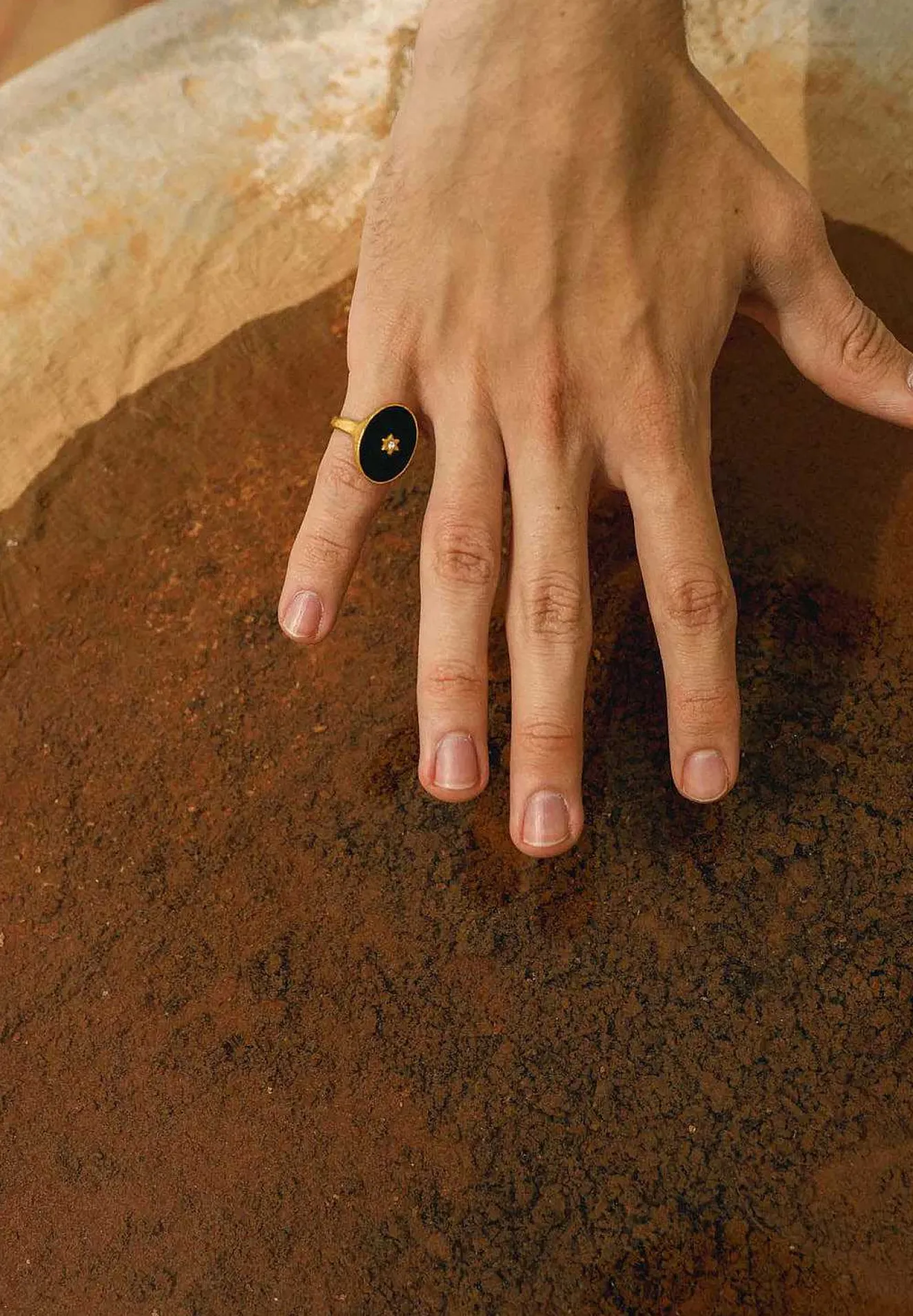 Alhaja Cult Store | Anillo Onyx Celestina-Scalpers Best Sale