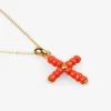 Alhaja Cult Store | Collar Coral Cross-Scalpers Hot
