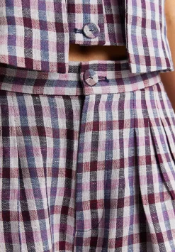 Bermudas Pinzas Vichy-Scalpers Flash Sale