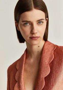 Blazer Detalle Solapas Ondas-Scalpers Online