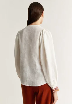 Blusa Bordado Contraste-Scalpers Cheap