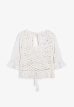 Blusa Detalles Crochet-Scalpers Best