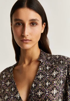 Blusa Print Detalle Lurex-Scalpers Cheap
