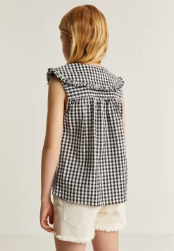 Blusa Vichy Cuello Bobo-Scalpers Store