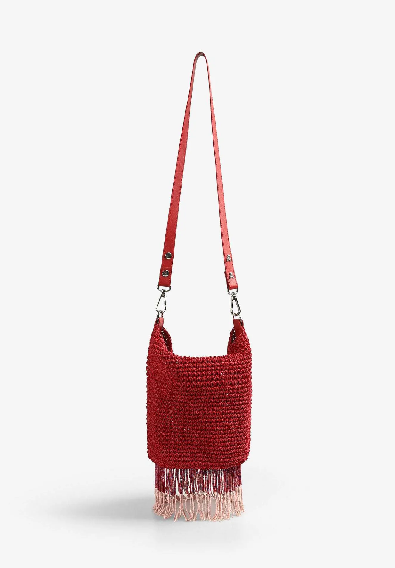 Bolso Abalorios Flecos-Scalpers Fashion