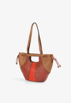 Bolso Piel Hombro Tricolor-Scalpers Discount