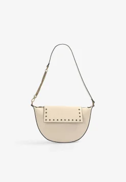 Bolso Piel Media Luna Cristales-Scalpers Store