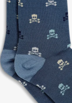 Calcetines Calaveras Multicolor All Over-Scalpers Flash Sale
