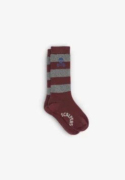 Calcetines Rayas Calavera-Scalpers Hot