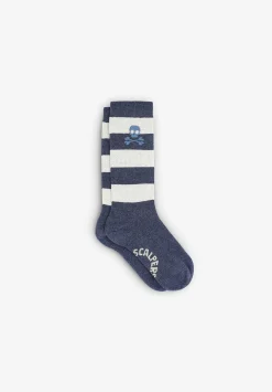Calcetines Rayas Calavera-Scalpers Sale