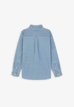 Camisa Denim Cuello Botones-Scalpers Shop