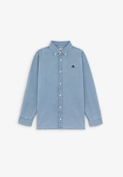 Camisa Denim Cuello Botones-Scalpers Shop