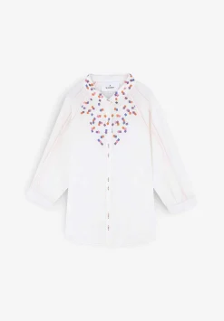 Camisa Detalle Bordados Diseno Cuadrados-Scalpers Best Sale