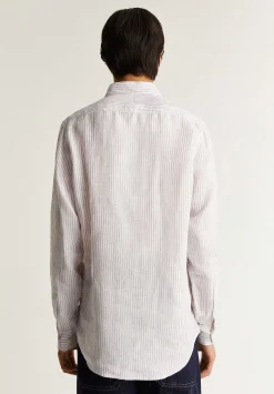 Camisa Lino Rayas-Scalpers Fashion