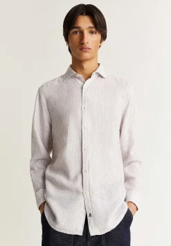 Camisa Lino Rayas-Scalpers Fashion