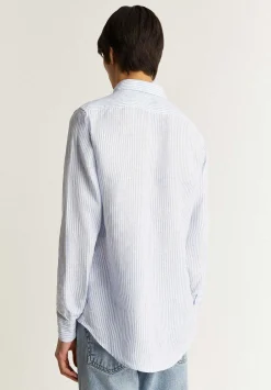 Camisa Lino Rayas-Scalpers Online