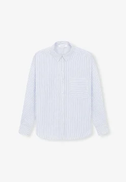 Camisa Lino Rayas Combinadas-Scalpers Outlet