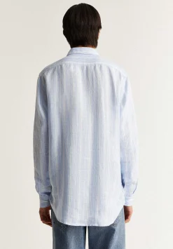 Camisa Premium Lino Rayas Slim-Scalpers Hot
