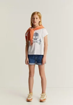 Camiseta Calavera Animal Print Glitter-Scalpers Online