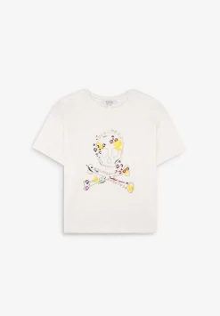 Camiseta Calavera Print Frontal-Scalpers Online