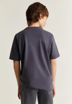Camiseta Calavera Print Zigzag-Scalpers Cheap