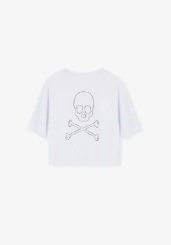 Camiseta Calavera Trasera Strass-Scalpers Outlet