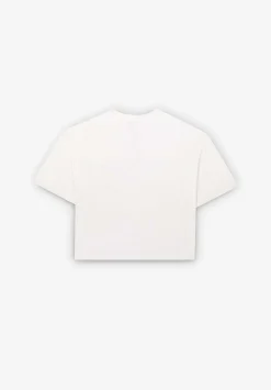 Camiseta Detalle Frunce Logo Bordado-Scalpers Flash Sale