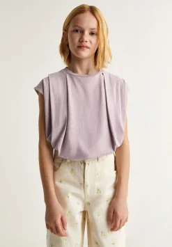 Camiseta Detalle Pliegues-Scalpers New