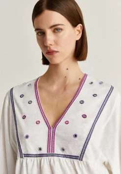 Camiseta Detalles Bordados-Scalpers Discount