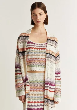 Cardigan Crochet Multicolor-Scalpers New