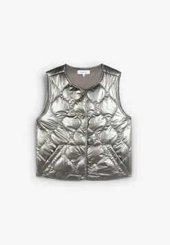 Chaleco Acolchado Cuello Redondo-Scalpers Best Sale