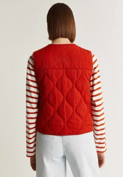 Chaleco Acolchado Cuello Redondo-Scalpers Cheap