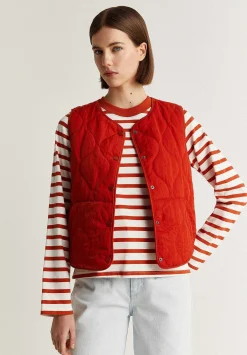 Chaleco Acolchado Cuello Redondo-Scalpers Cheap