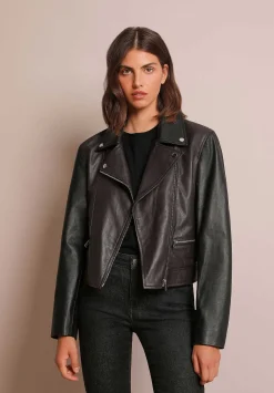 Chaqueta Biker Bicolor-Scalpers Discount