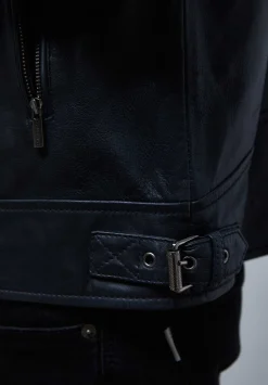 Chaqueta Biker Piel-Scalpers Flash Sale
