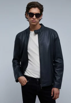 Chaqueta Biker Piel-Scalpers Flash Sale