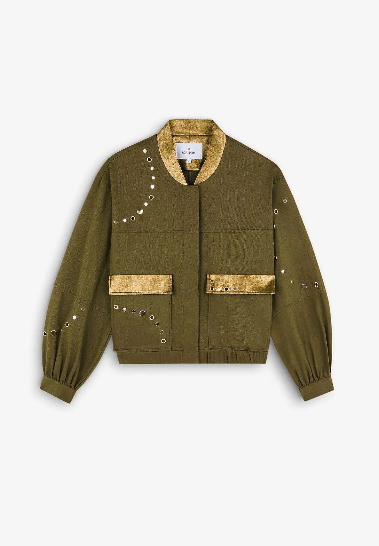 Chaqueta Bomber Tachuelas-Scalpers Best Sale