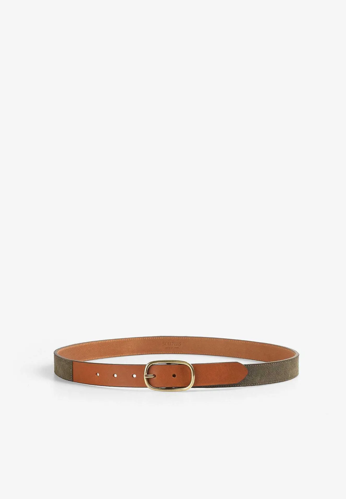 Cinturon Piel Bicolor-Scalpers Sale