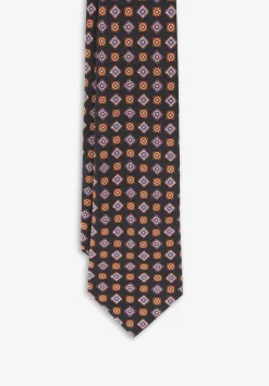 Corbata Motivo Geometrico-Scalpers Fashion
