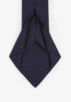Corbata Seda 7 Pliegues Puntos-Scalpers Shop