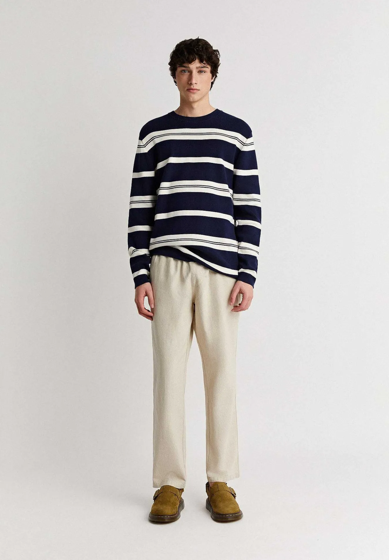 Edmmond Studios | Jersey Striped Sweater-Scalpers Outlet