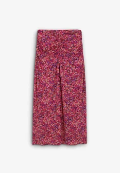 Falda Midi Frunces Cordon-Scalpers Best Sale