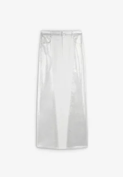 Falda Midi Metalizada-Scalpers Discount