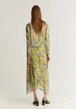 Falda Midi Print Cebra-Scalpers Outlet