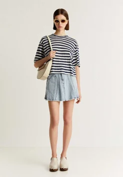Falda Mini Denim Lavada-Scalpers Best