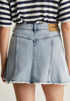 Falda Mini Denim Lavada-Scalpers Best