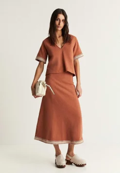 Falda Tira Contraste-Scalpers Fashion