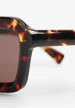 Gafas Sol Cuadradas Pasta Efecto Carey-Scalpers Sale