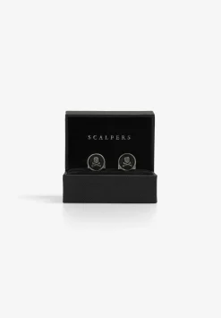 Gemelos Redondos Calavera-Scalpers Sale