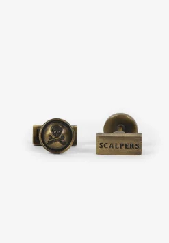 Gemelos Redondos Oro Viejo-Scalpers Online